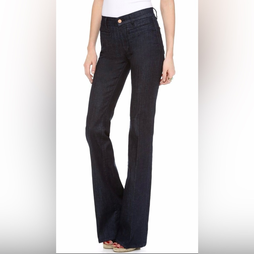 NWT Marrakesh Mid Rise Kick Flare Jean in size 25